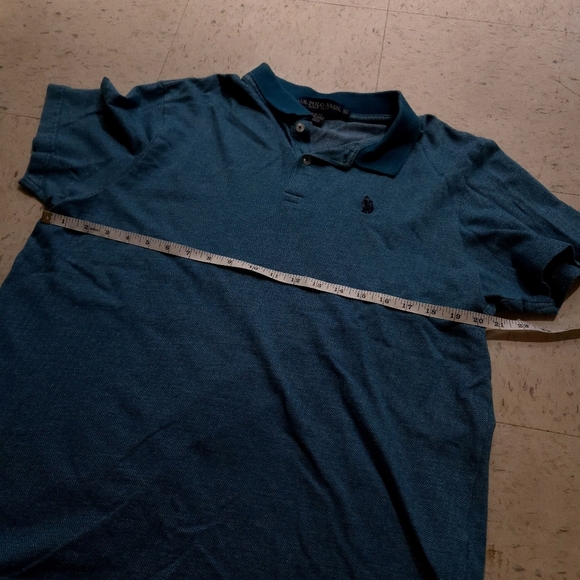 Polo Assn. | Men's Blue Polo Slim Fit Shirt - Picture 8 of 8